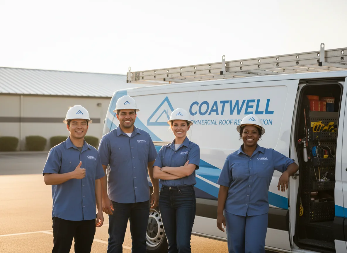 Commercial roof coating company in Groveton, TX